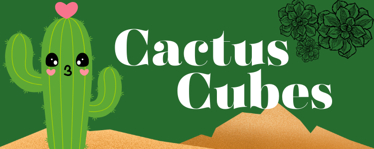 Cactus Cubes - Icy and Jelly Cube Slime - 8oz