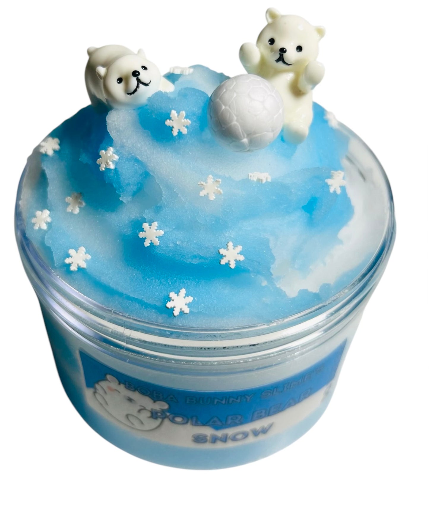 Polar Bear Snow Icy Slime - 8oz