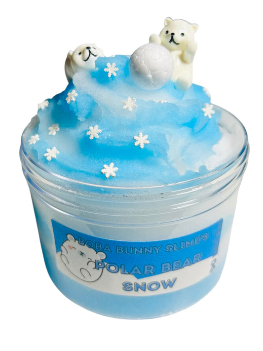 Polar Bear Snow Icy Slime - 8oz