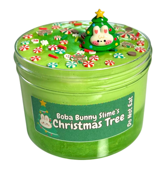 Christmas Tree Thick and Glossy Slime - 8oz scented