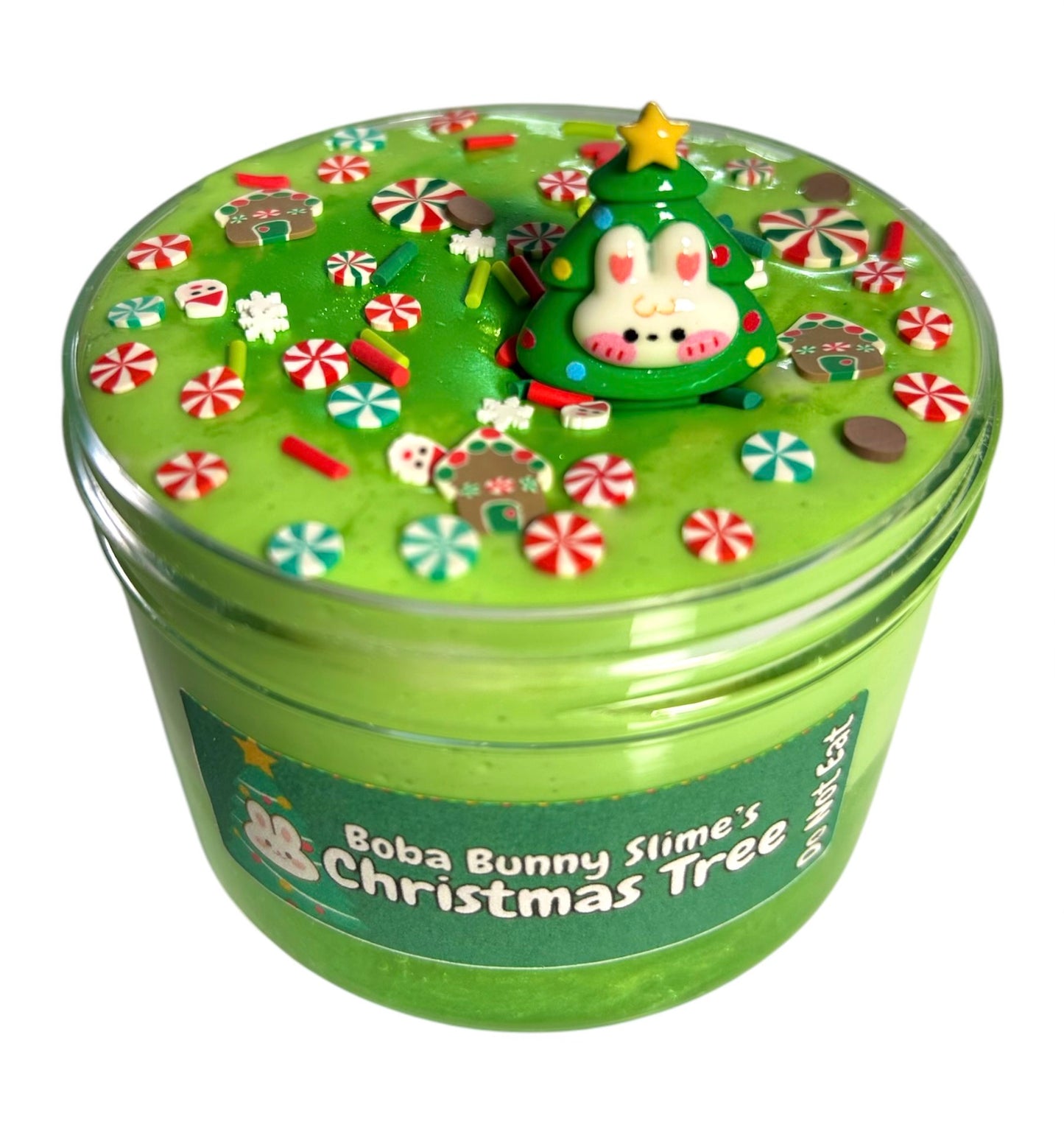 Christmas Tree Thick and Glossy Slime - 8oz scented