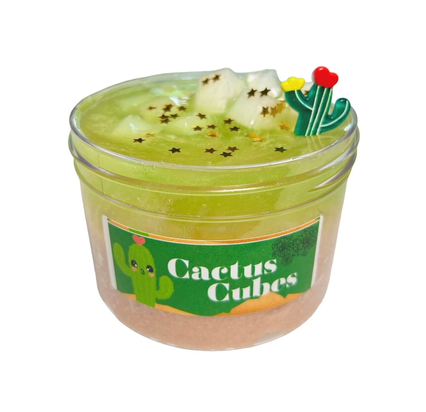 Cactus Cubes - Icy and Jelly Cube Slime - 8oz