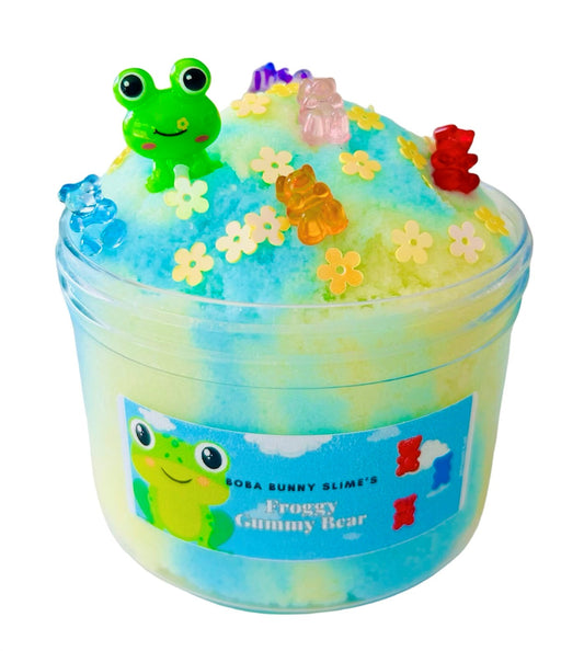 Froggy Gummy Bear Cloud Dough Slime - 8oz