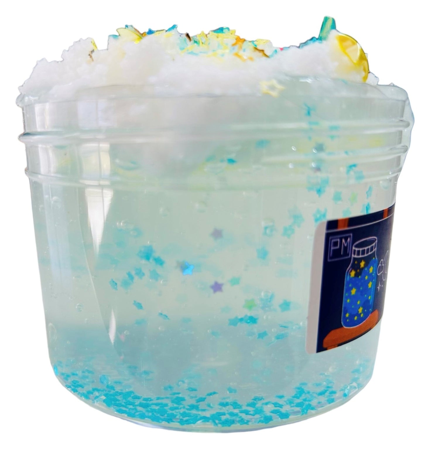 STAR JAR - Clear + Cloud Dough Slime - 8oz