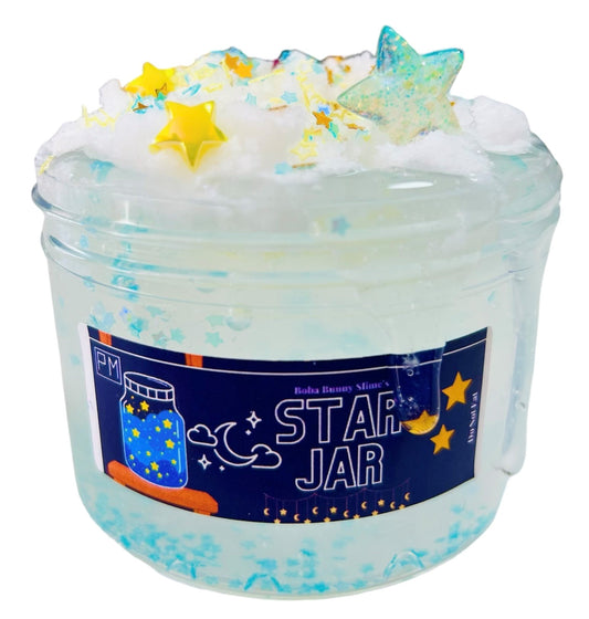 STAR JAR - Clear + Cloud Dough Slime - 8oz